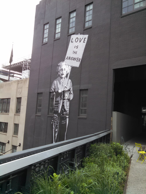 Einstein Wall Art at the Highline